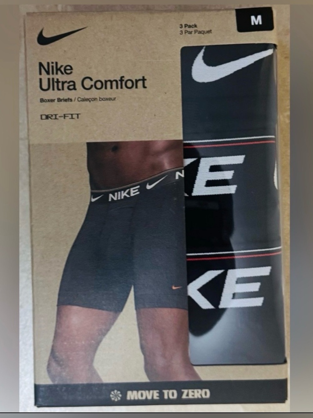 Nike Men's 3-Pk. Dri-FIT Ultra Comfort Boxer Briefs - Picture 3 of 9